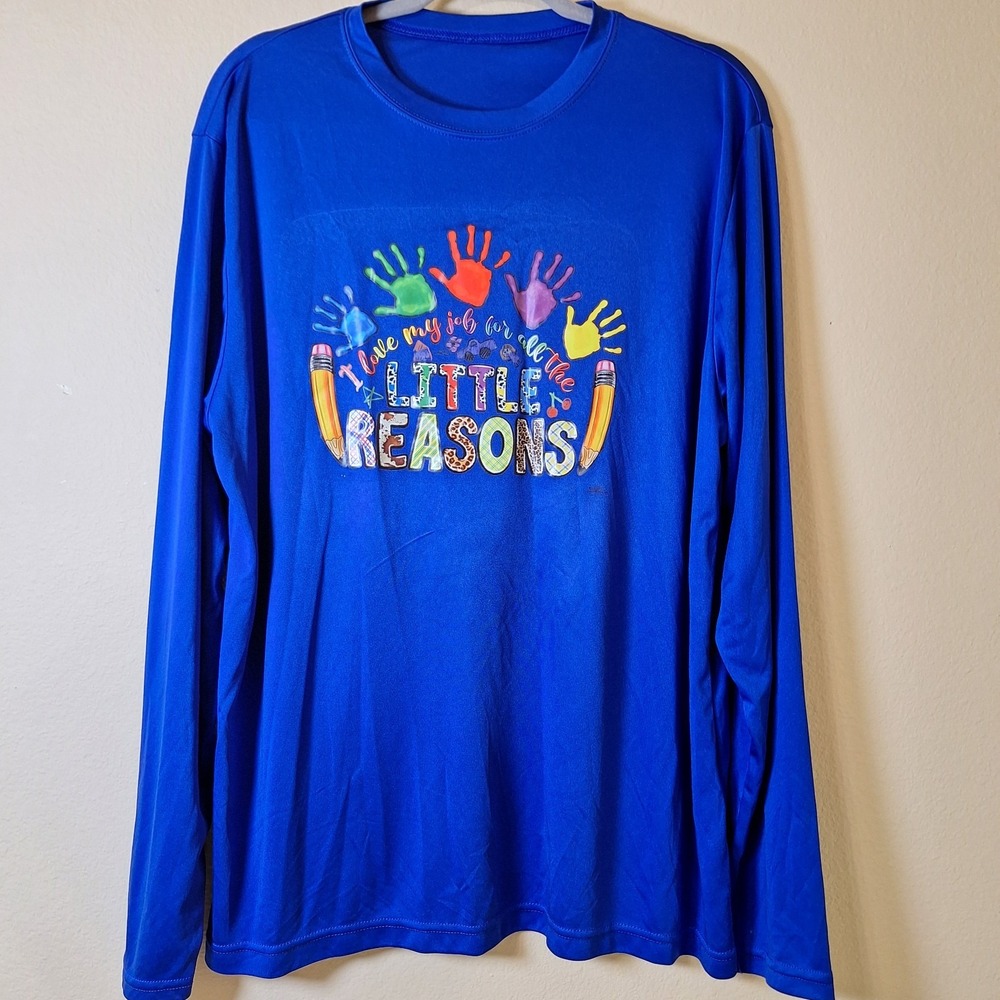 I‎ Love My Job For All The Little Reasons Teacher Pre K Shirt Kindergarten